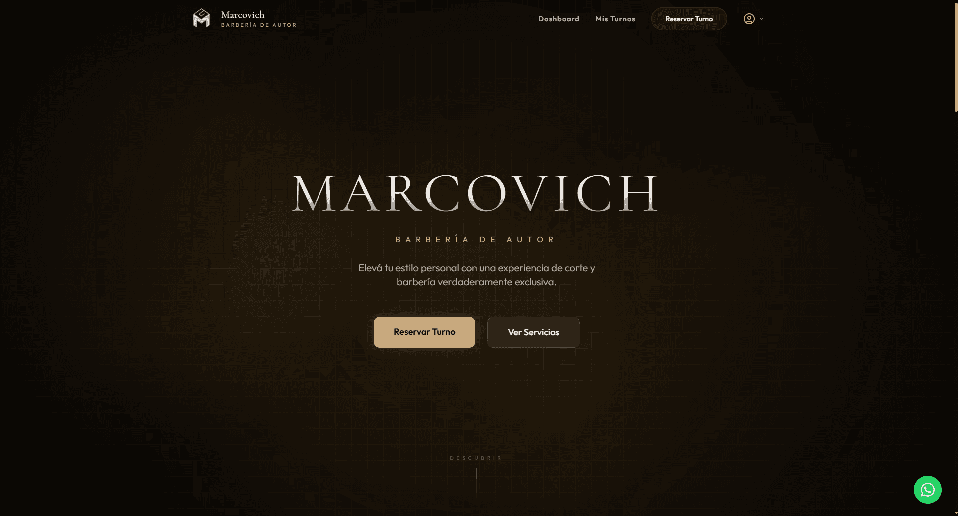 Captura de Marcovich Barbería